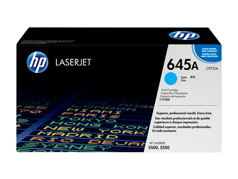 خرطوشة حبر ليزر أصلية صفراء HP 645A (C9732A)