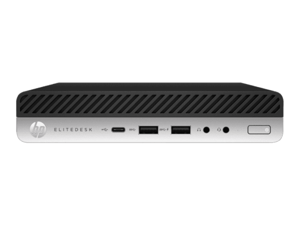 كمبيوتر مكتبي اتش بي ايليت ديسك 800 G4 ميني 35 واط كور i7-8700T رام 16 جيجابايت 1 تيرابايت اس اس دي كرت شاشة 4 جيجابايت ار اكس 560 اكس دوس