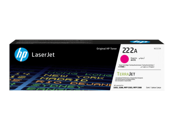 خرطوشة حبر ليزر أصلية أرجواني HP 222A (W2223A)