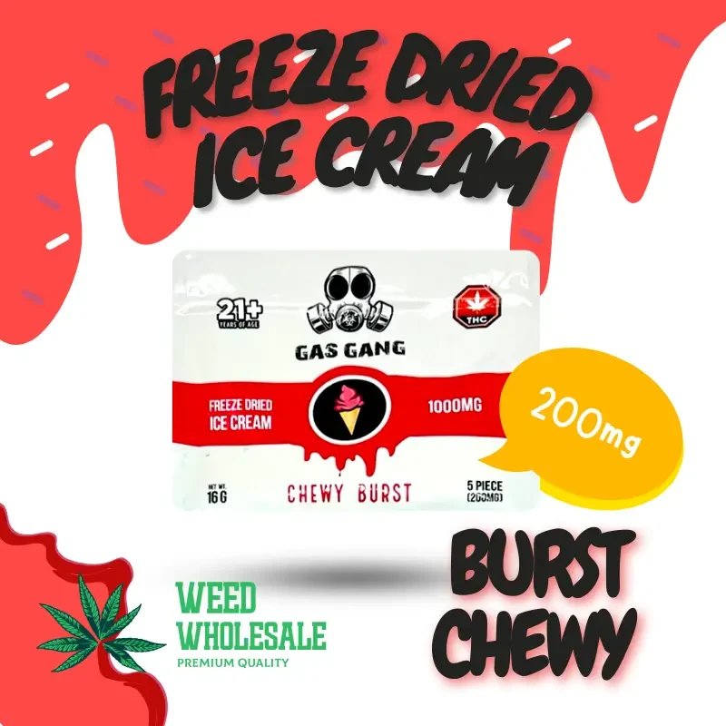 Freeze Dried Ice Cream - Chewy Burst - 200mg