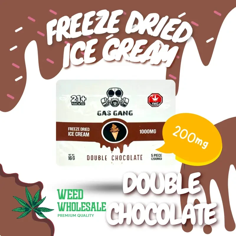 Freeze Dried Ice Cream - Double Chocolate - 200mg