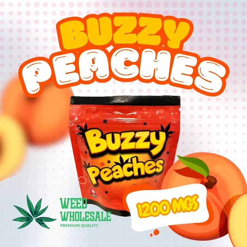 Buzzy Peaches - 1200mg