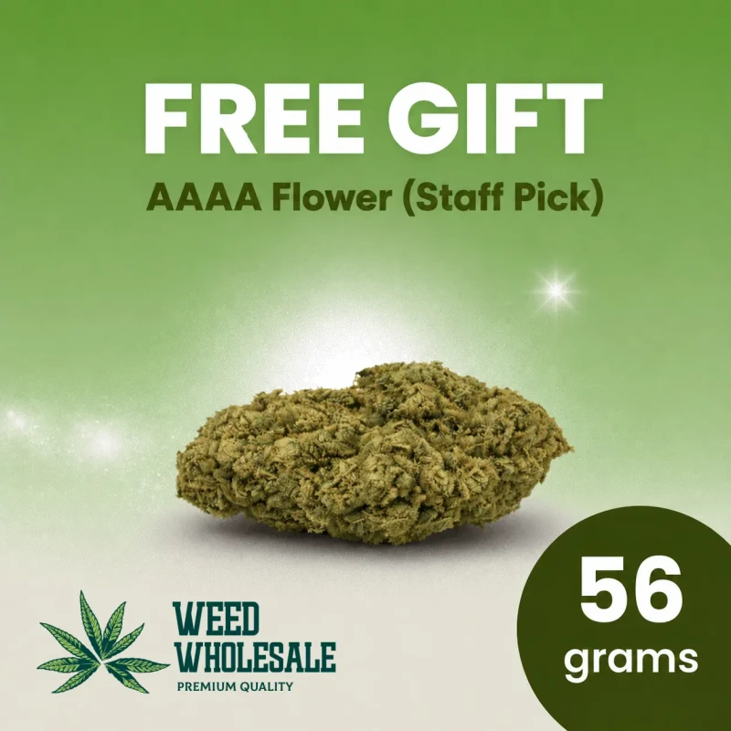 Free Gift 56 Grams AAAA Flower (Staff Pick)