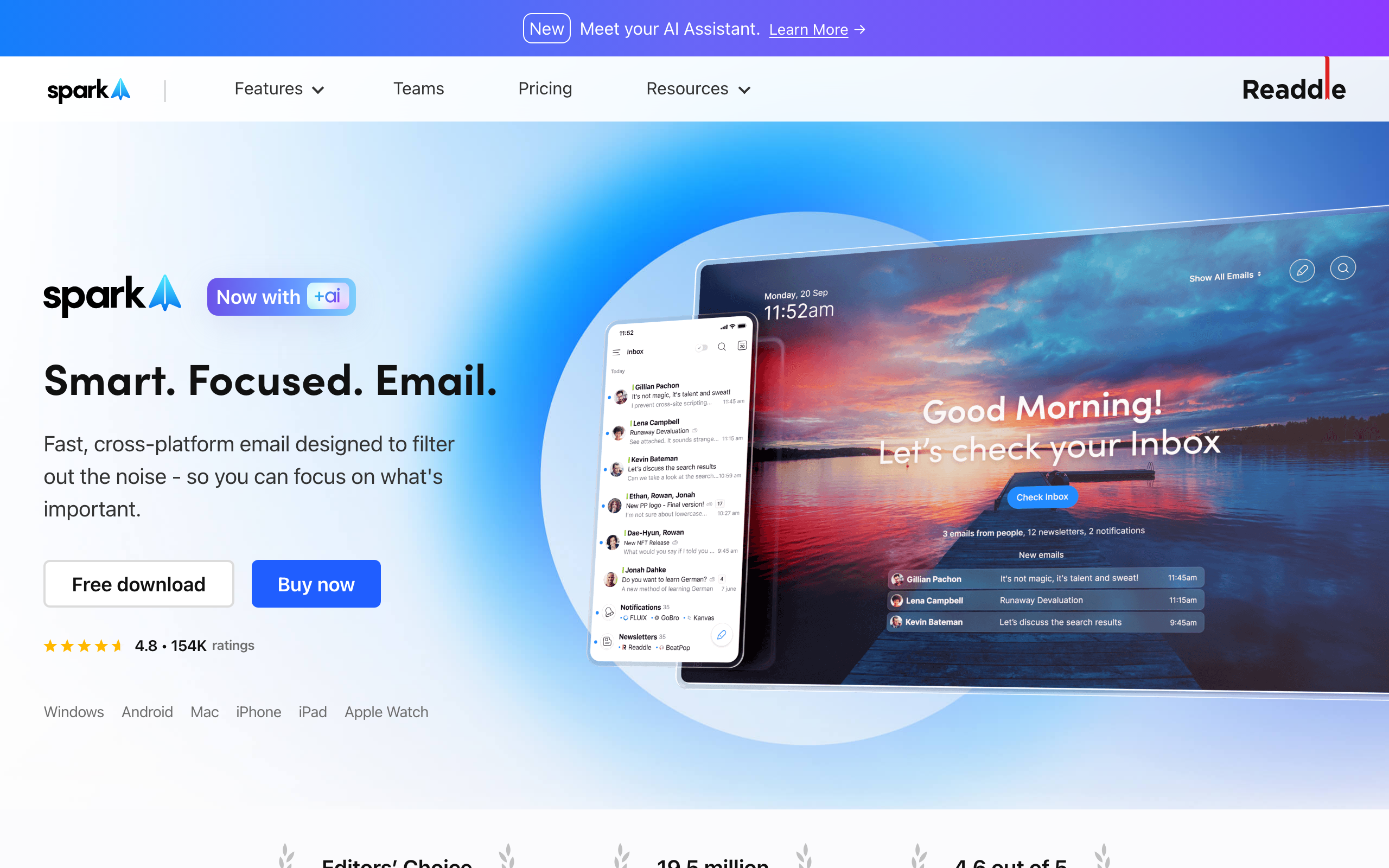 Spark Mail Mac 郵件管理 App 介面截圖