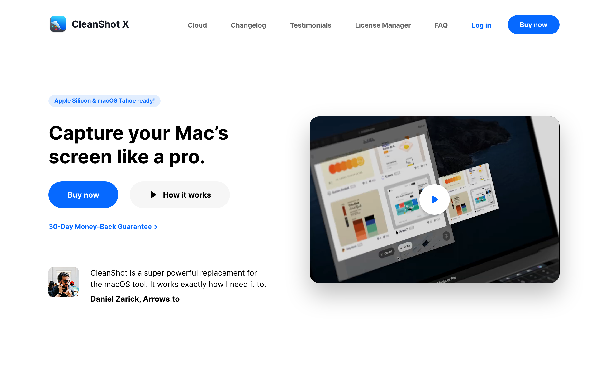 CleanShot X Mac 截圖與錄影工具介面截圖