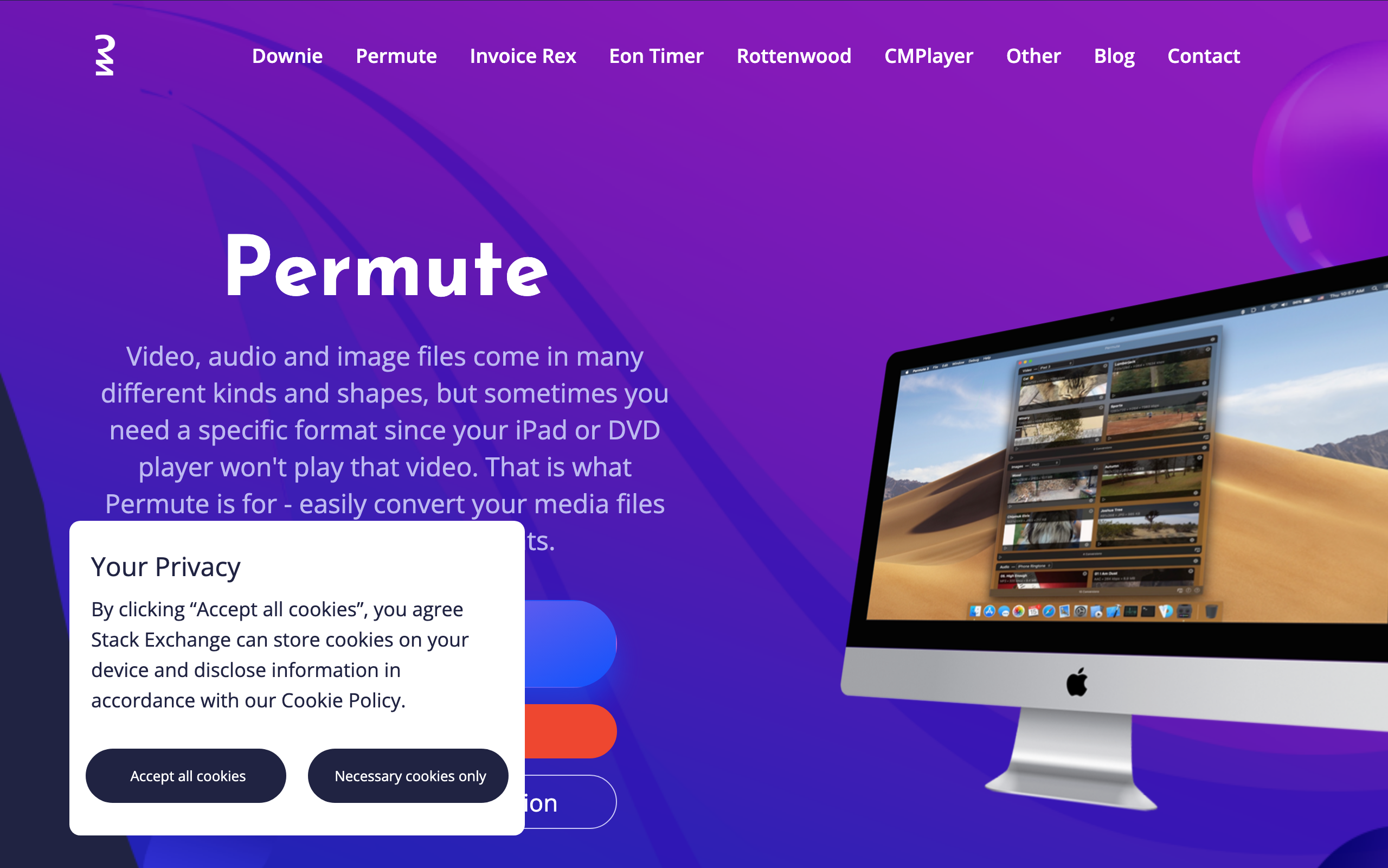 Permute Mac 萬能轉檔工具介面截圖