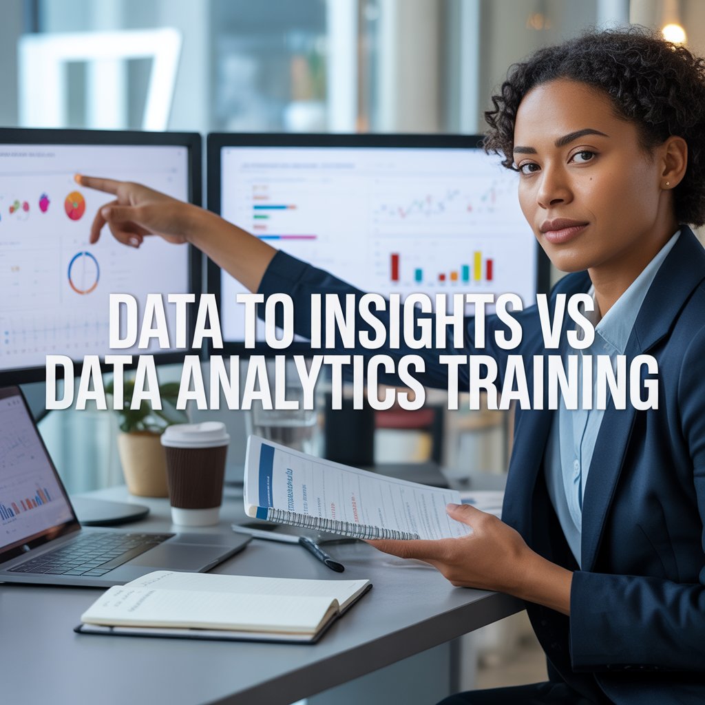 Data to Insights Training vs Data Analytics Training