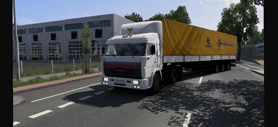 МОД КамАЗ-54115   трейлер v2.1 ДЛЯ EURO TRUCK SIMULATOR 2
