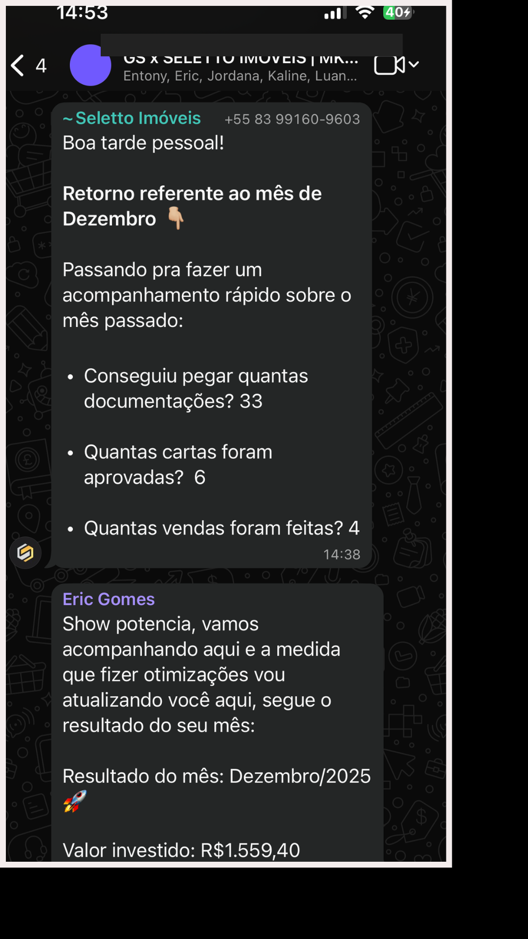 Print resultado cliente