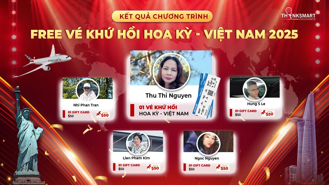 Rinh ngay vé khứ hồi Hoa Kỳ Việt Nam