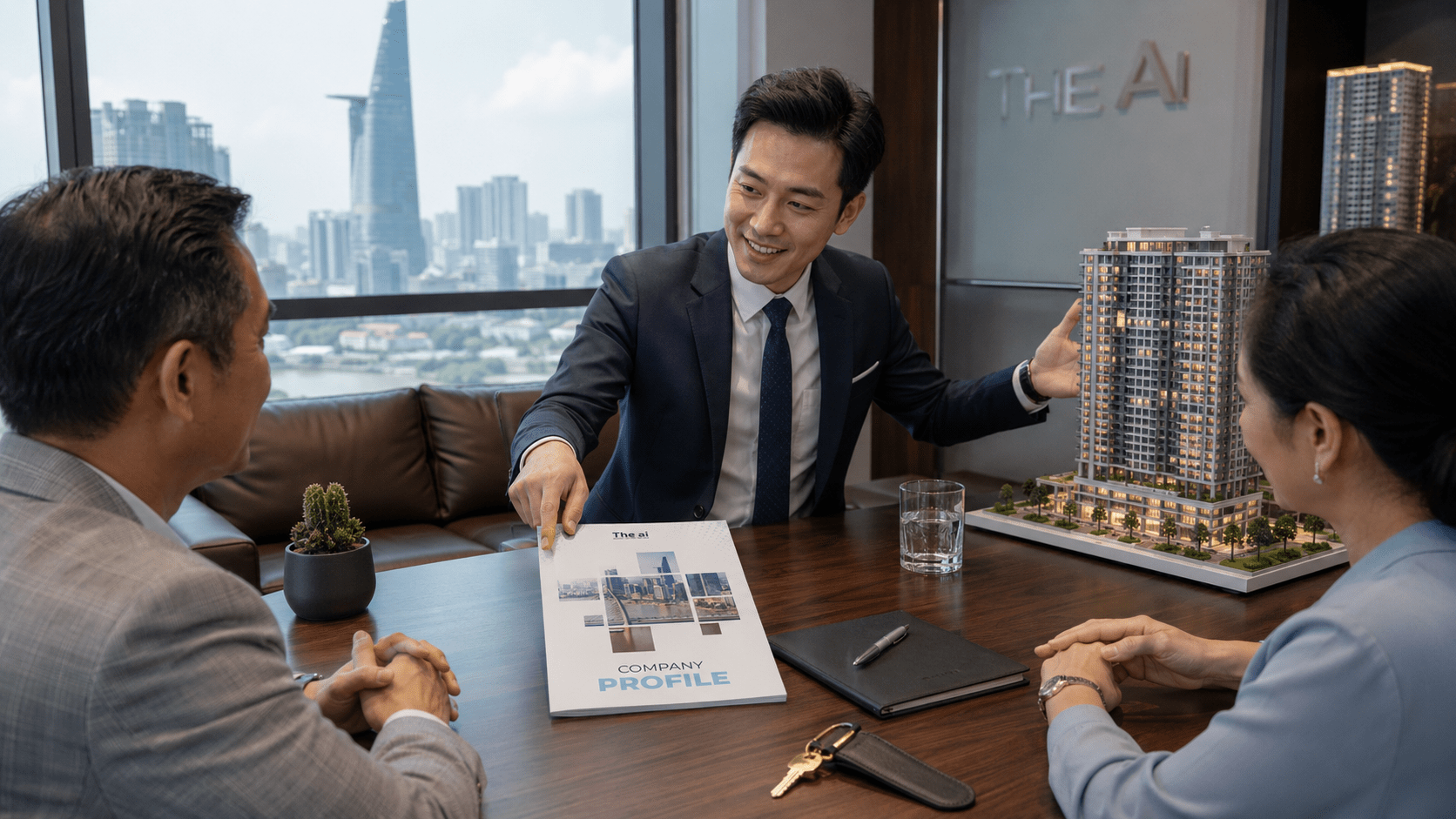 Bảng moodboard và tường nghiên cứu chiến lược thương hiệu với các ghi chú được ghim