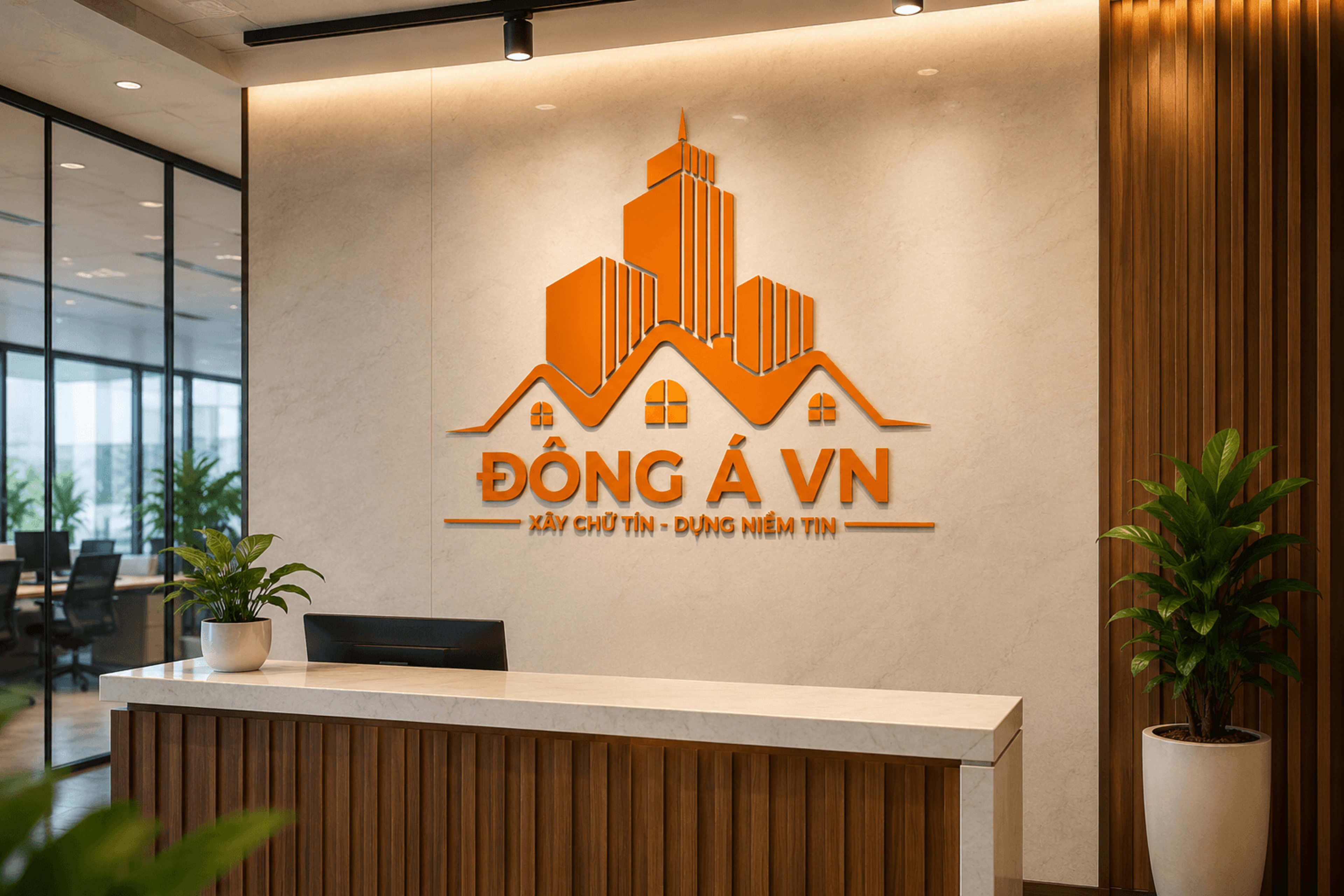 Biển chữ nổi sảnh
