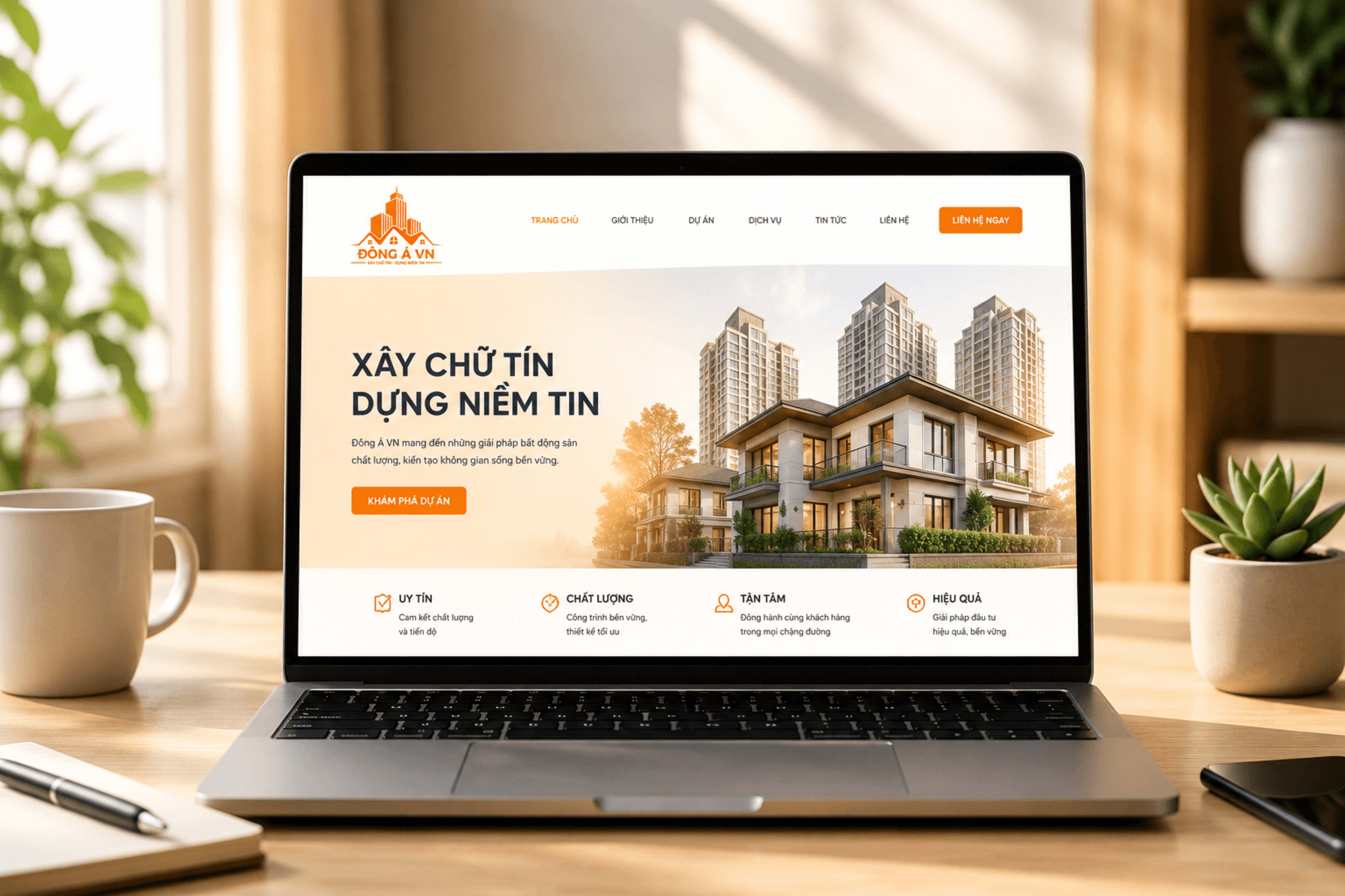 Giao diện website
