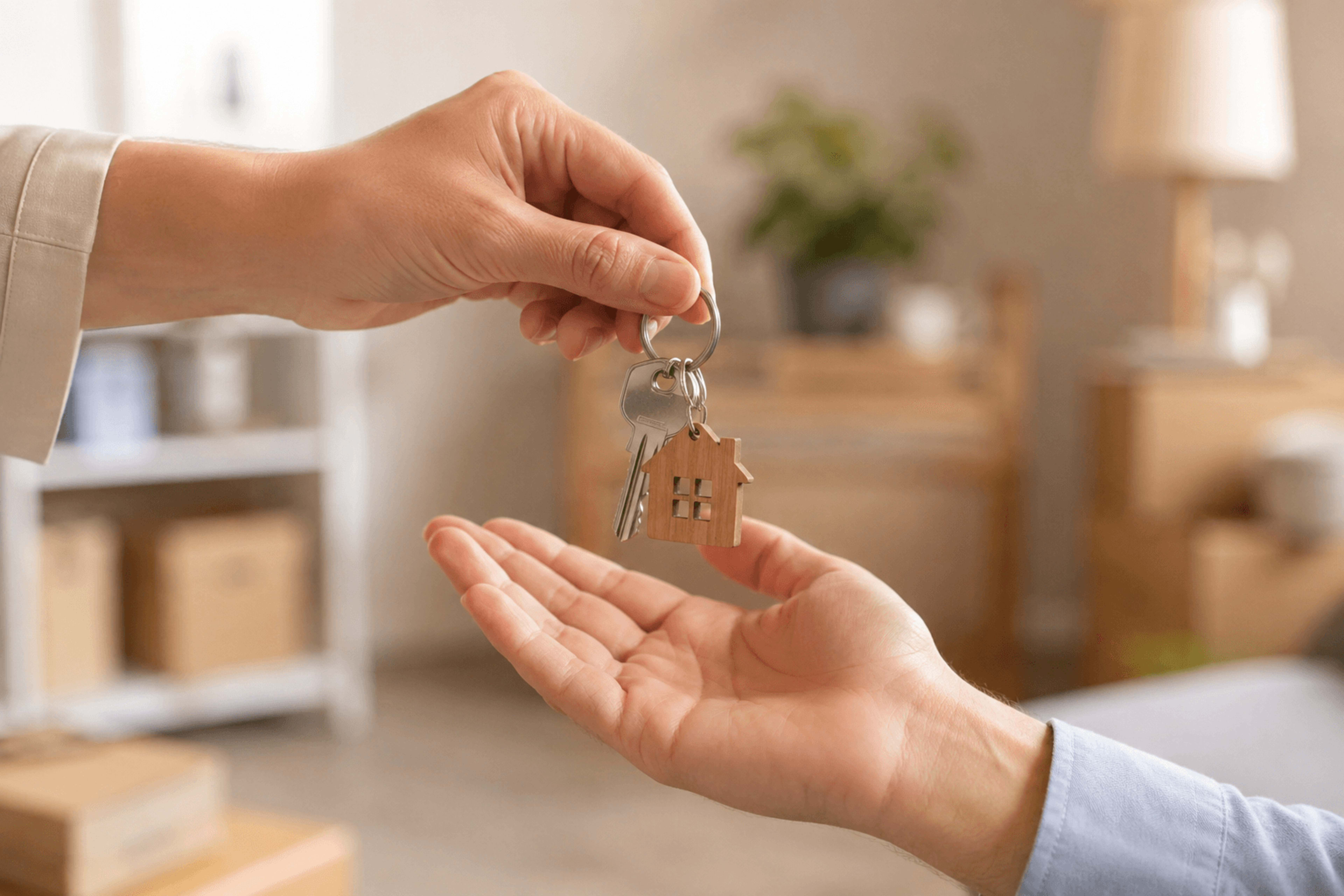 Khoảnh khắc trao chìa khoá tổ ấm