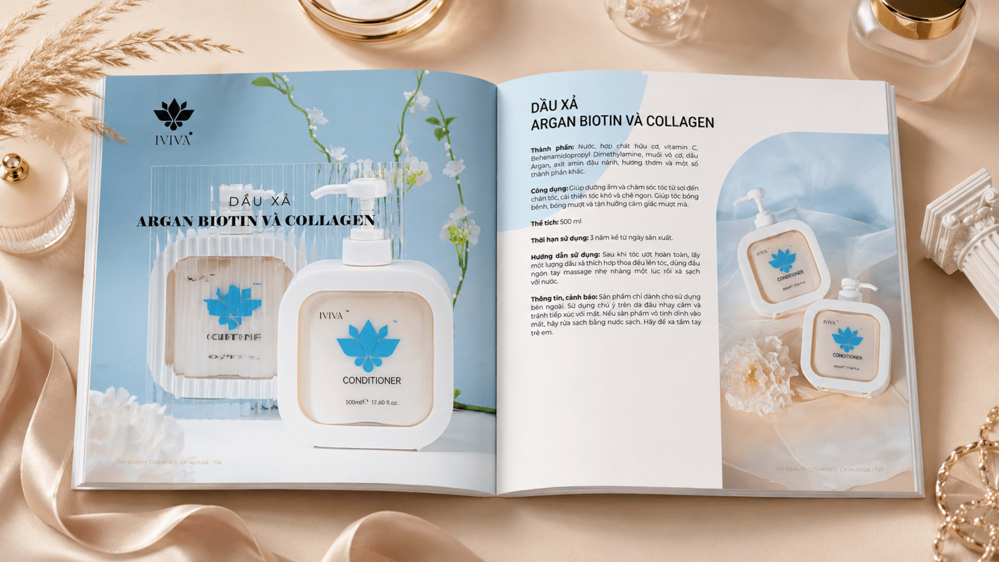 Hệ thống phân phối + chính sách đại lý IVIVA + lời cảm ơn khách hàng, ảnh model skincare