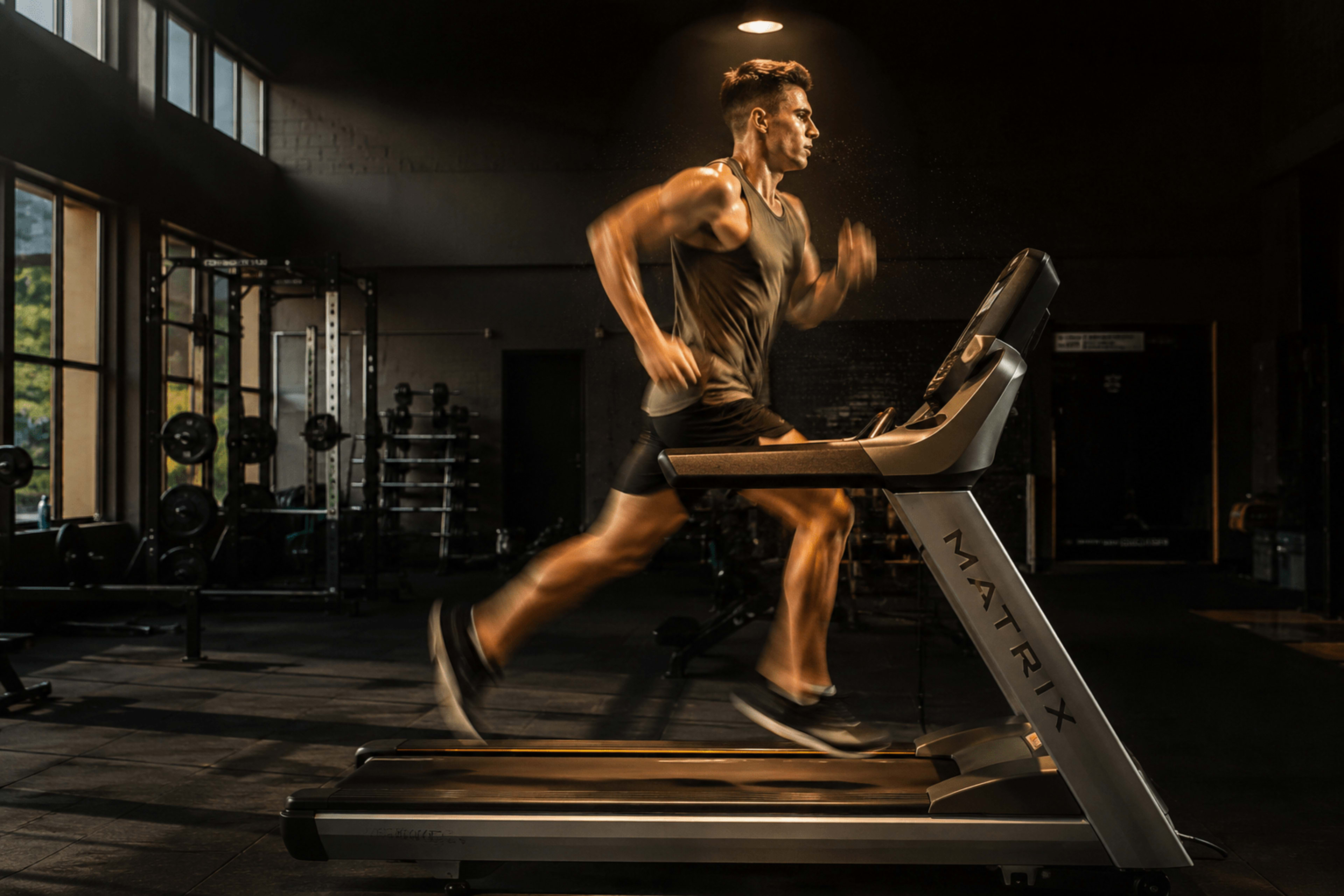 Sprint treadmill ánh đèn spot
