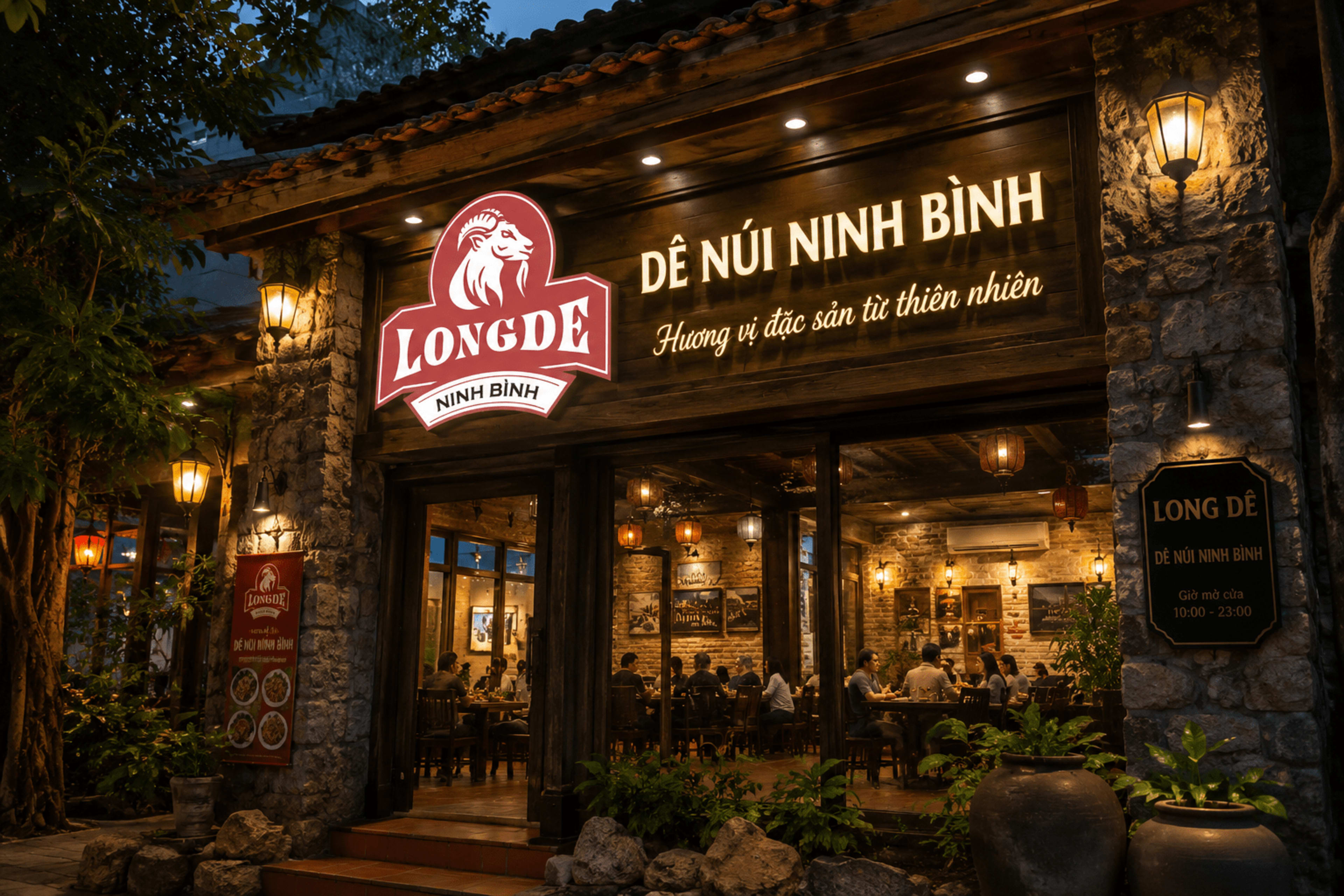 Mặt tiền nhà hàng