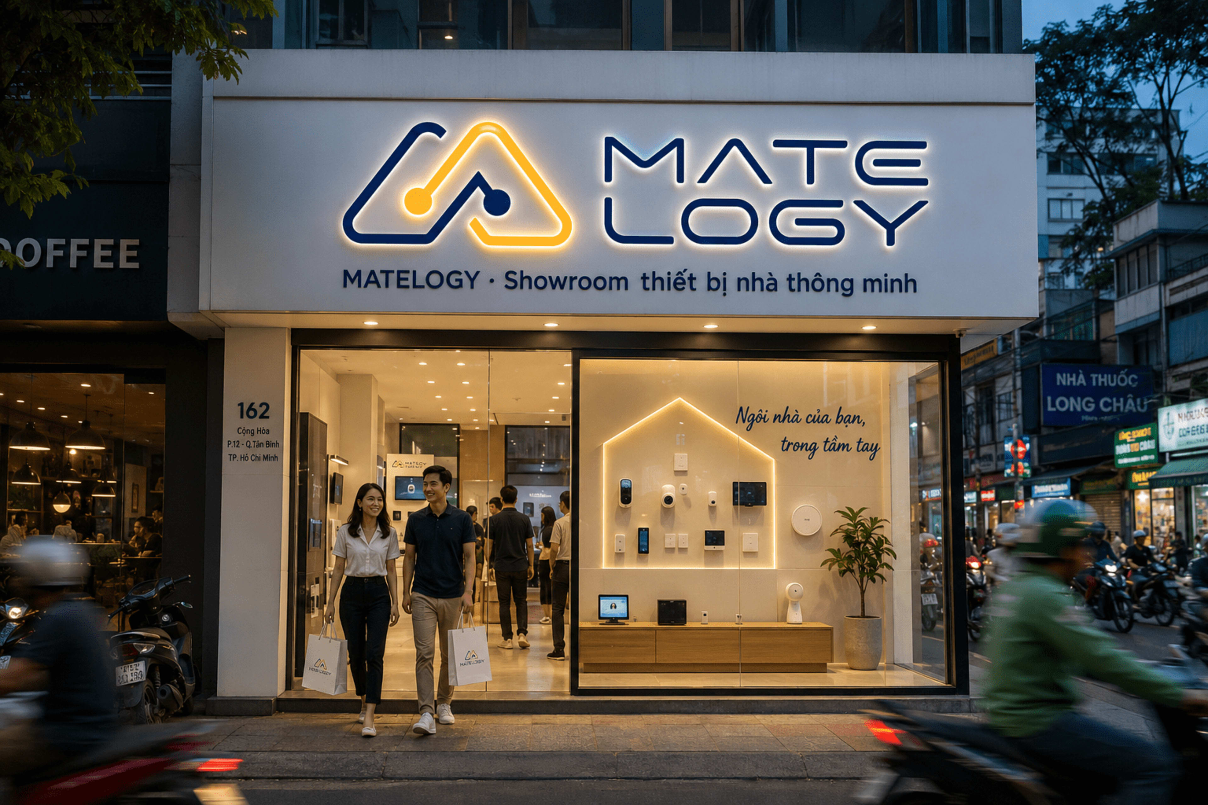 Biển hiệu showroom MateLogy