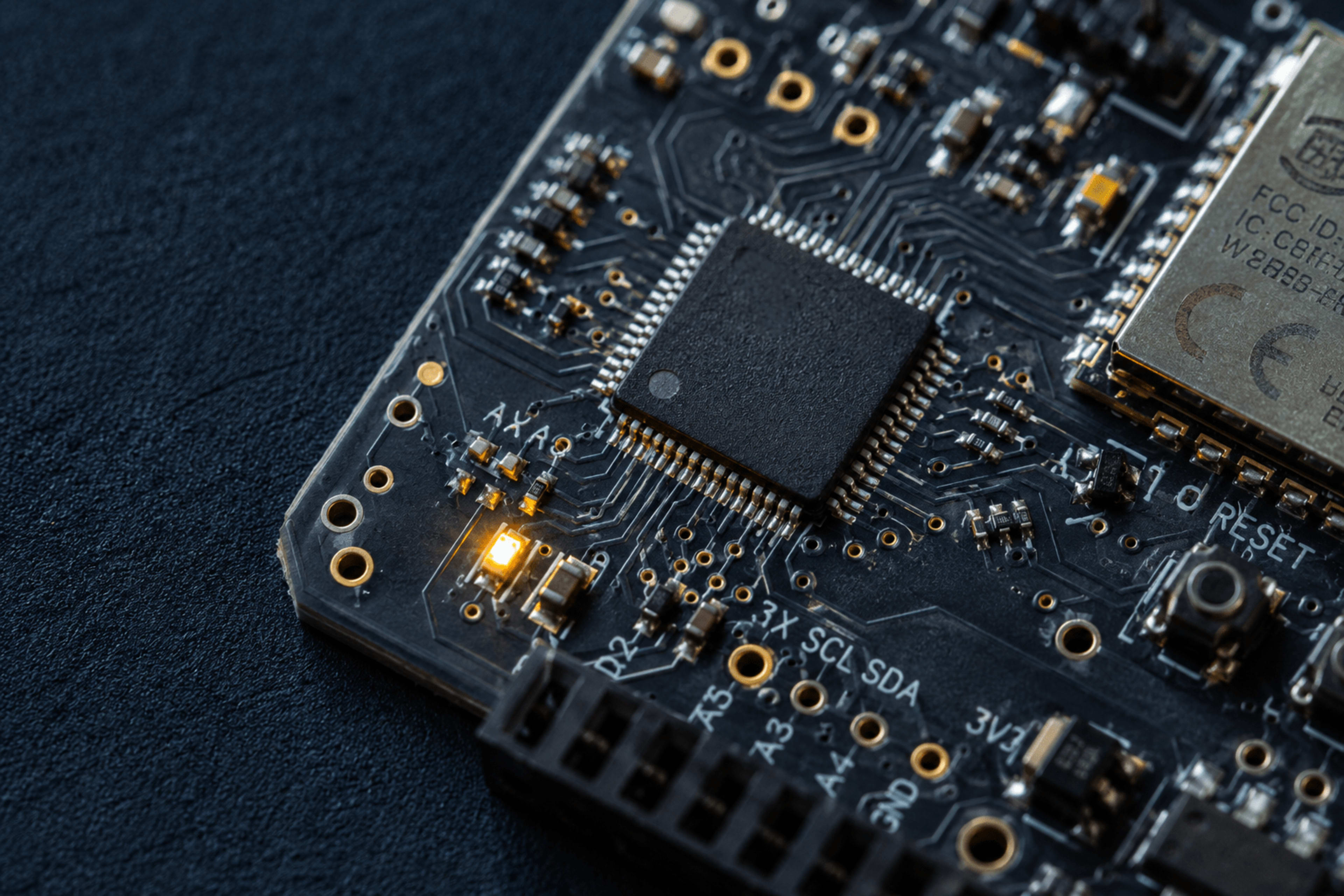Bảng mạch IoT cận cảnh
