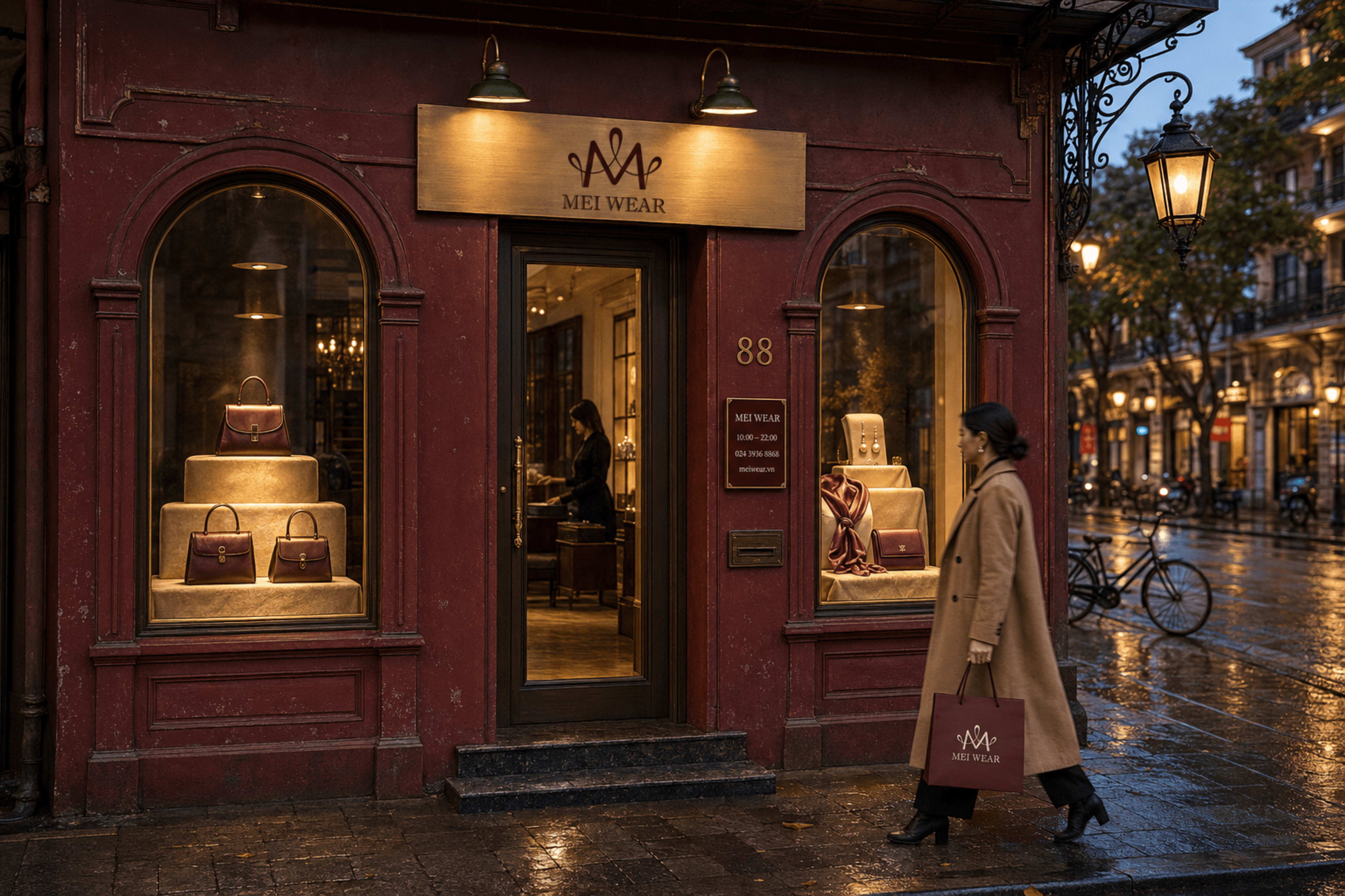 Mặt tiền boutique Mei Wear