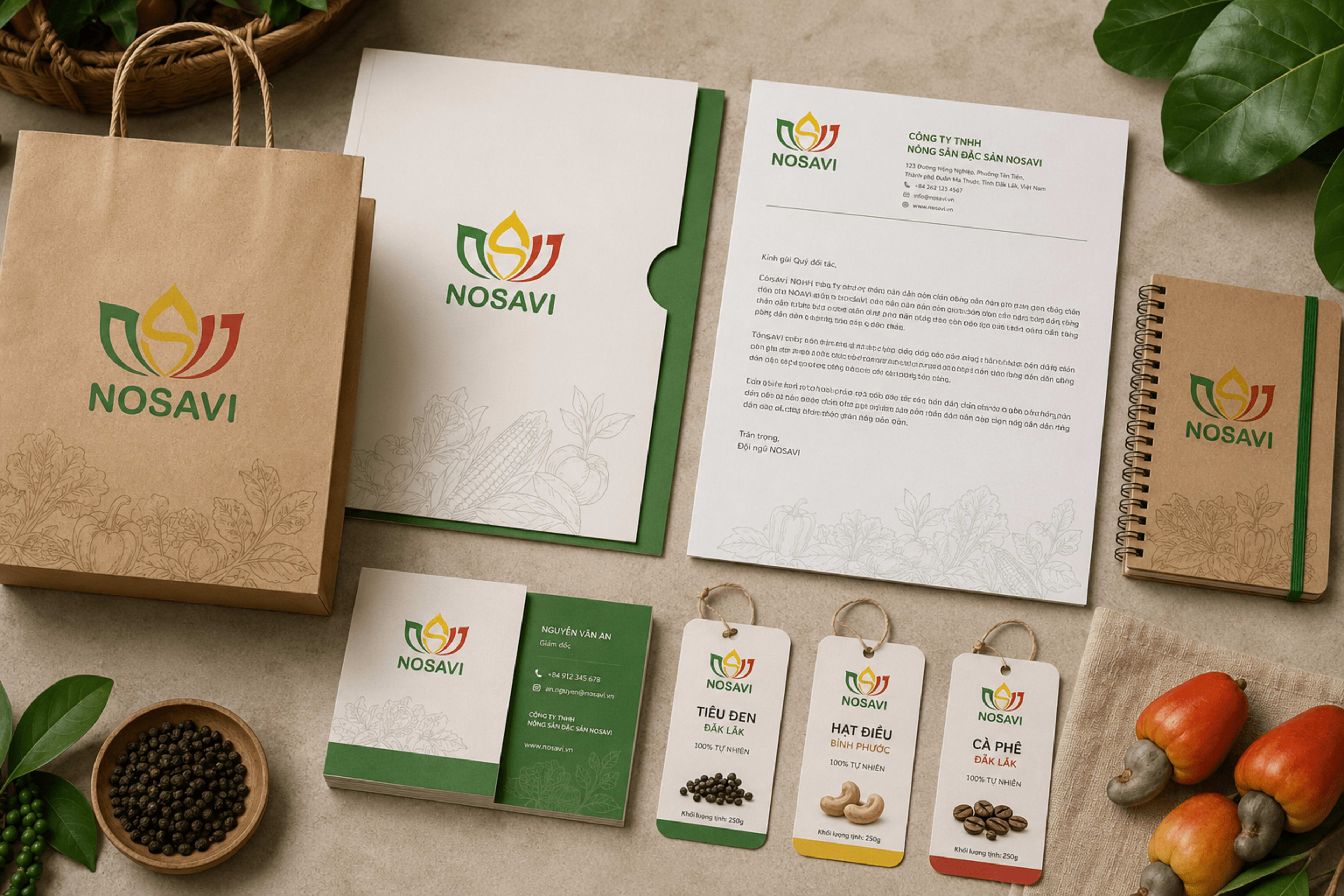 Bộ ấn phẩm thương hiệu