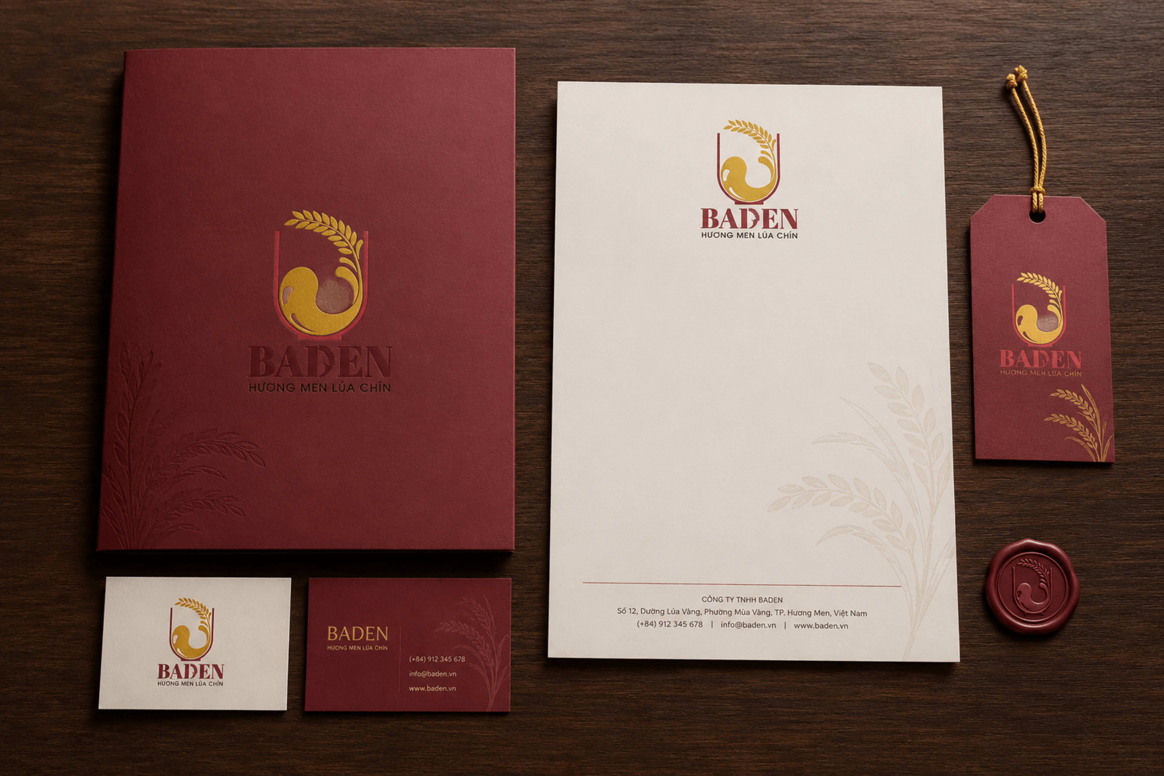 Bộ ấn phẩm thương hiệu