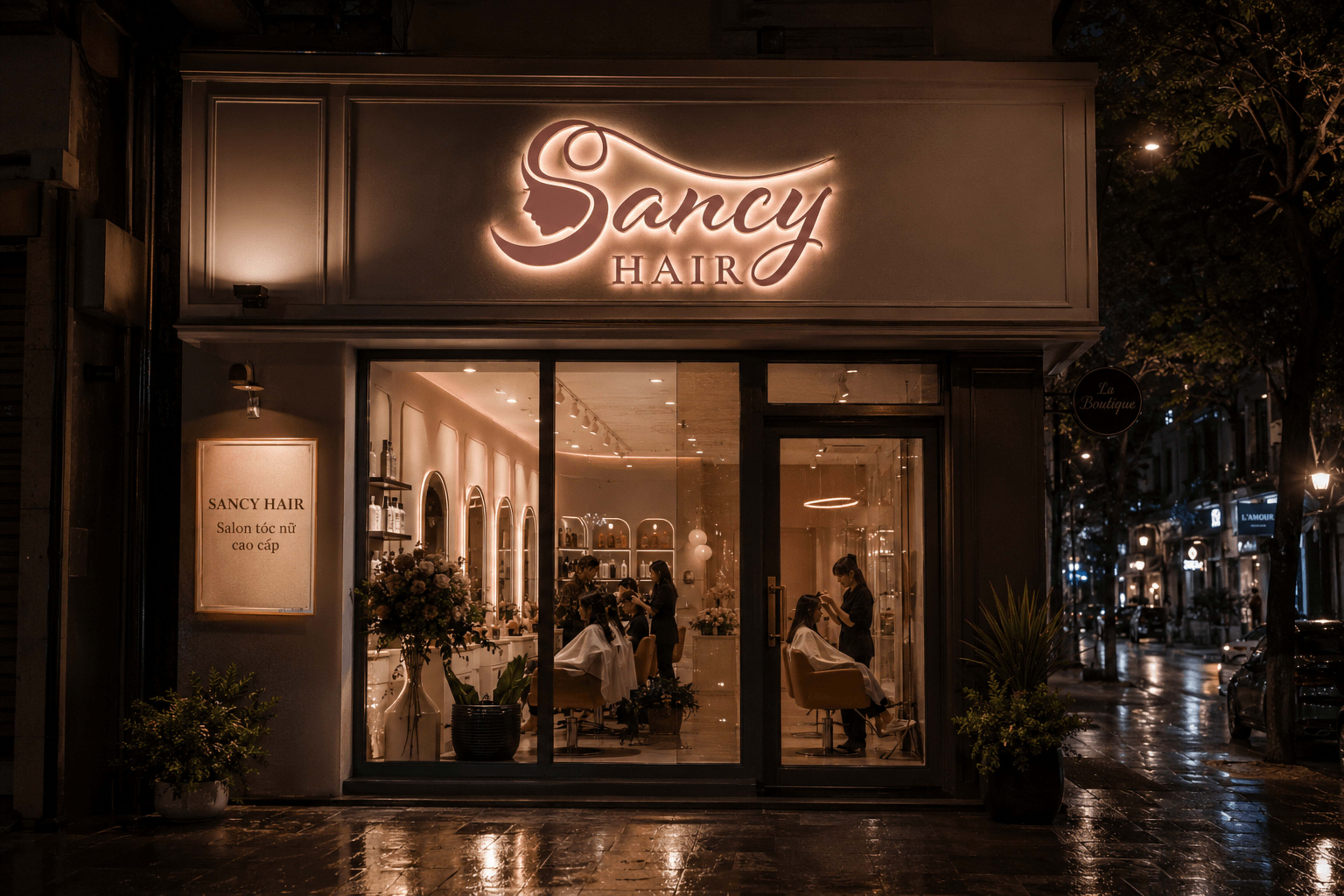 Mặt tiền salon