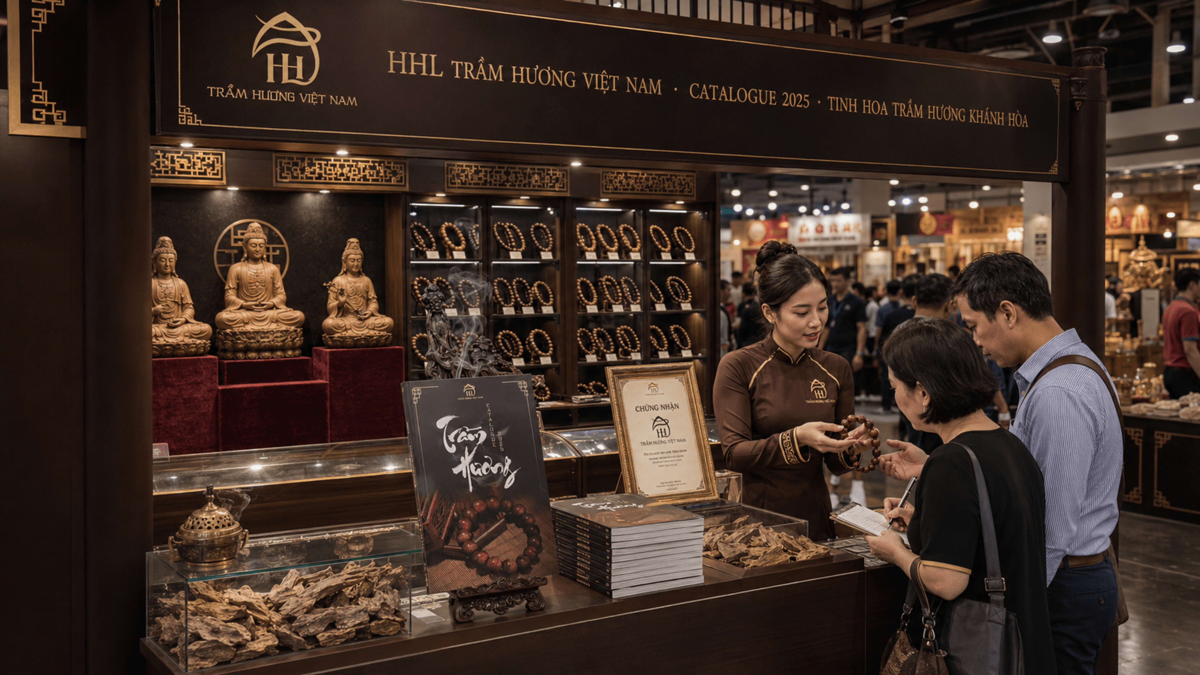 Booth triển lãm thủ công văn hoá Việt — tinh hoa Khánh Hòa