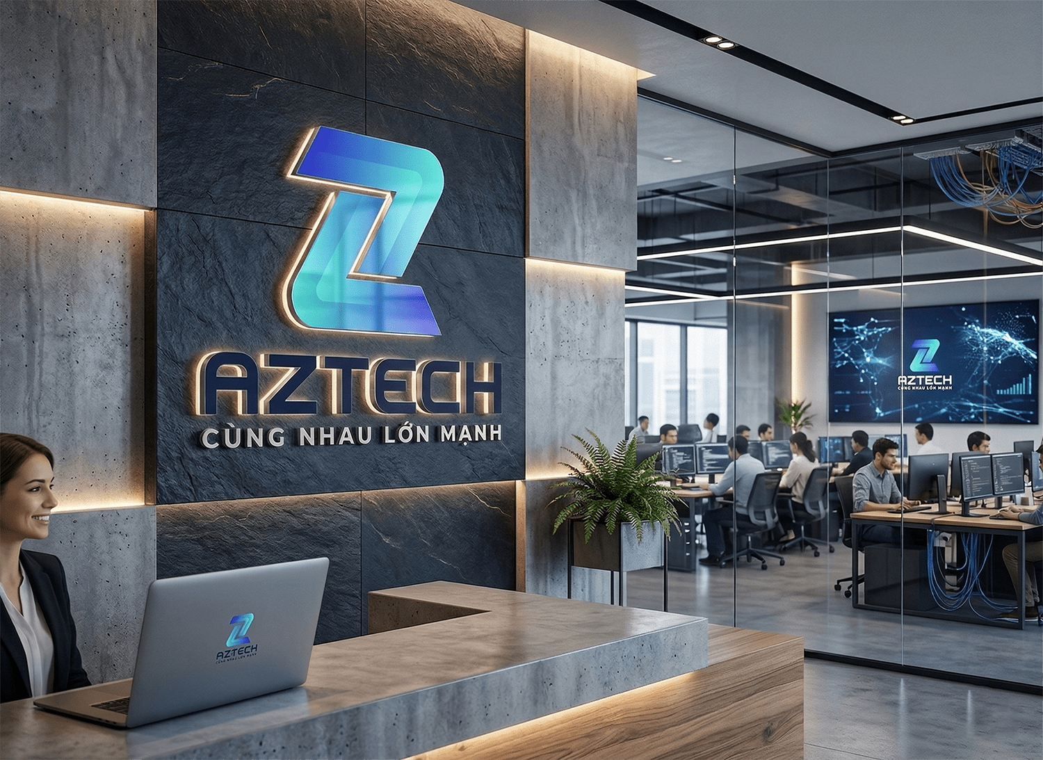 AZTECH - Nhận diện thương hiệu