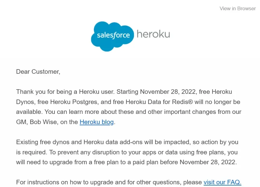 Say Goodbye to Free Heroku: Cari Hosting Alternatif