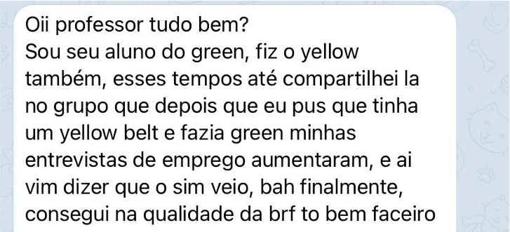 Luan · múltiplas entrevistas após Yellow Belt