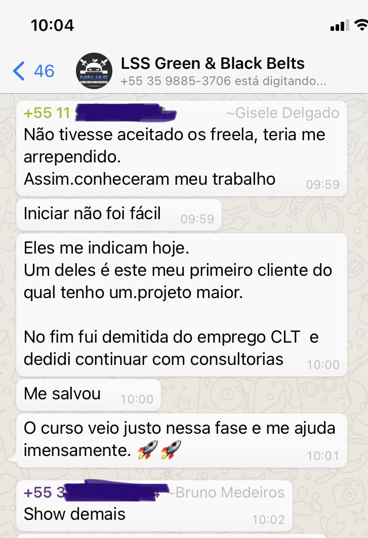 Gisele Delgado · primeiro contrato como consultora PJ após demissão