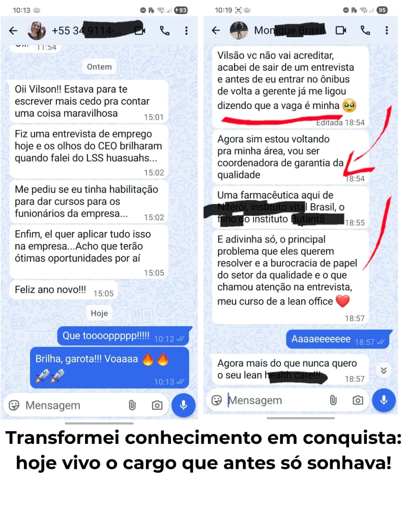 Mônica · contratada como coordenadora de qualidade em farmacêutica