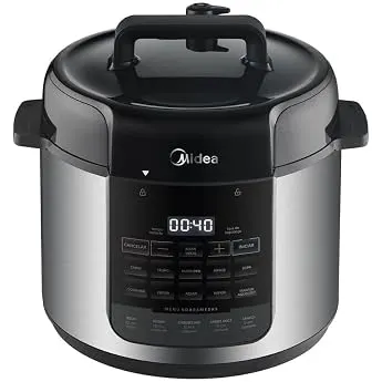 Midea Panela Pressão Elétrica 6L com 12 Receitas
