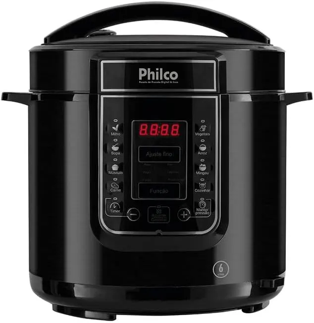 Philco Panela Pressão Elétrica PPP01p 6L Inox