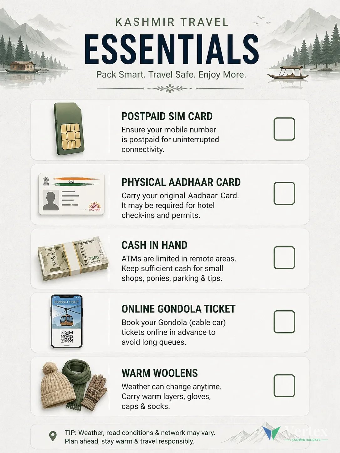 Pre-Travel Checklist Graphic