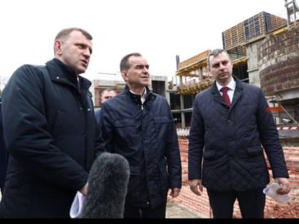 Губернатор Кубани посетил строящиеся компанией DOGMA школы