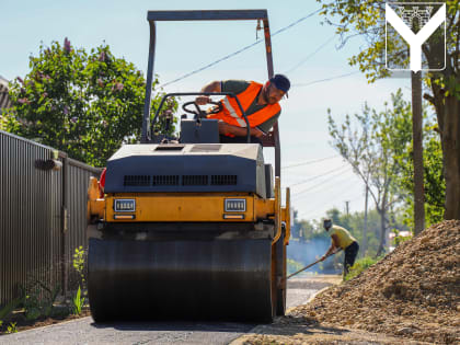 Строительство тротуаров на ул. К. Маркса и ул. Гагарина