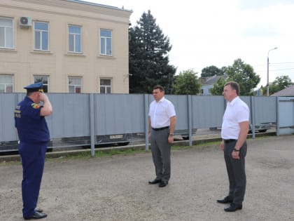 Сергей Штриков побывал в Динском районе с рабочим визитом