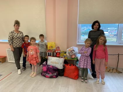 Посылки для участников СВО собрали воспитанники геленджикского детского сада
