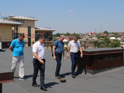 Приёмка выполненных работ по капитальному ремонту крыши