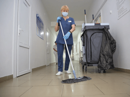 В медучреждении Геленджика организован клининг