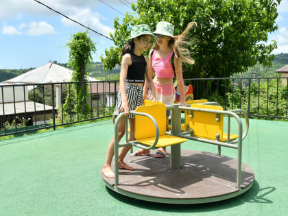 В Год архитектуры в Сочи продолжается благоустройство детских площадок