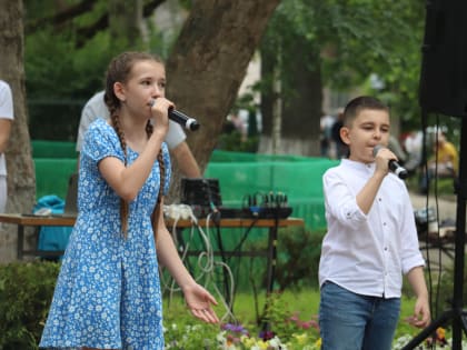 В Парке культуры и отдыха станицы Динской организовали тематические площадки
