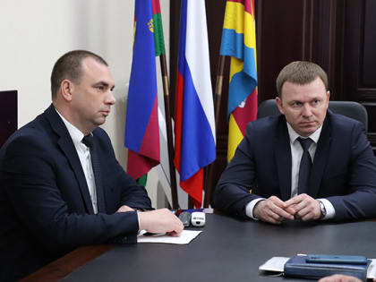 Евгений Пергун и Геннадий Нараев обсудили вопросы газификации в Динском районе