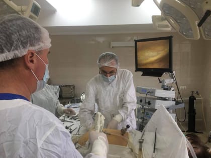 В Крымской ЦРБ за год провели 115 лапараскопических операций на новом оборудовании