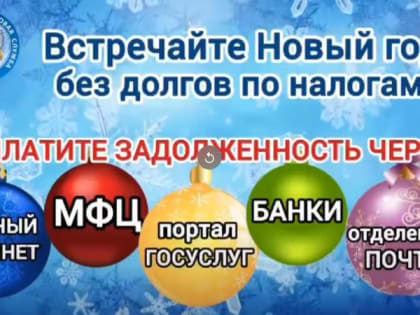 Напоминание о сроках уплаты налогов в Крымском районе
