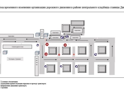 Внимание! Изменение движения на кладбище!