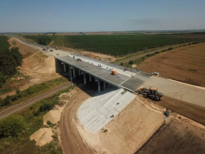 Готовность мостов и развязок на продолжении обхода Анапы превысила 60%