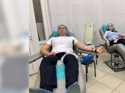 В Армавире более 30 полицейских сдали донорами крови
